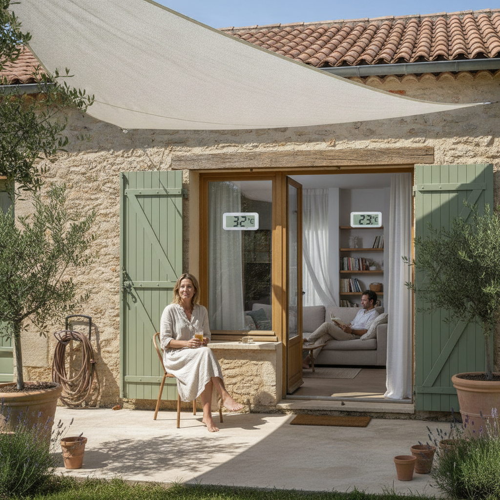 23 °C à l'intérieur, 32 °C dehors : la maison qui se passe de climatisation