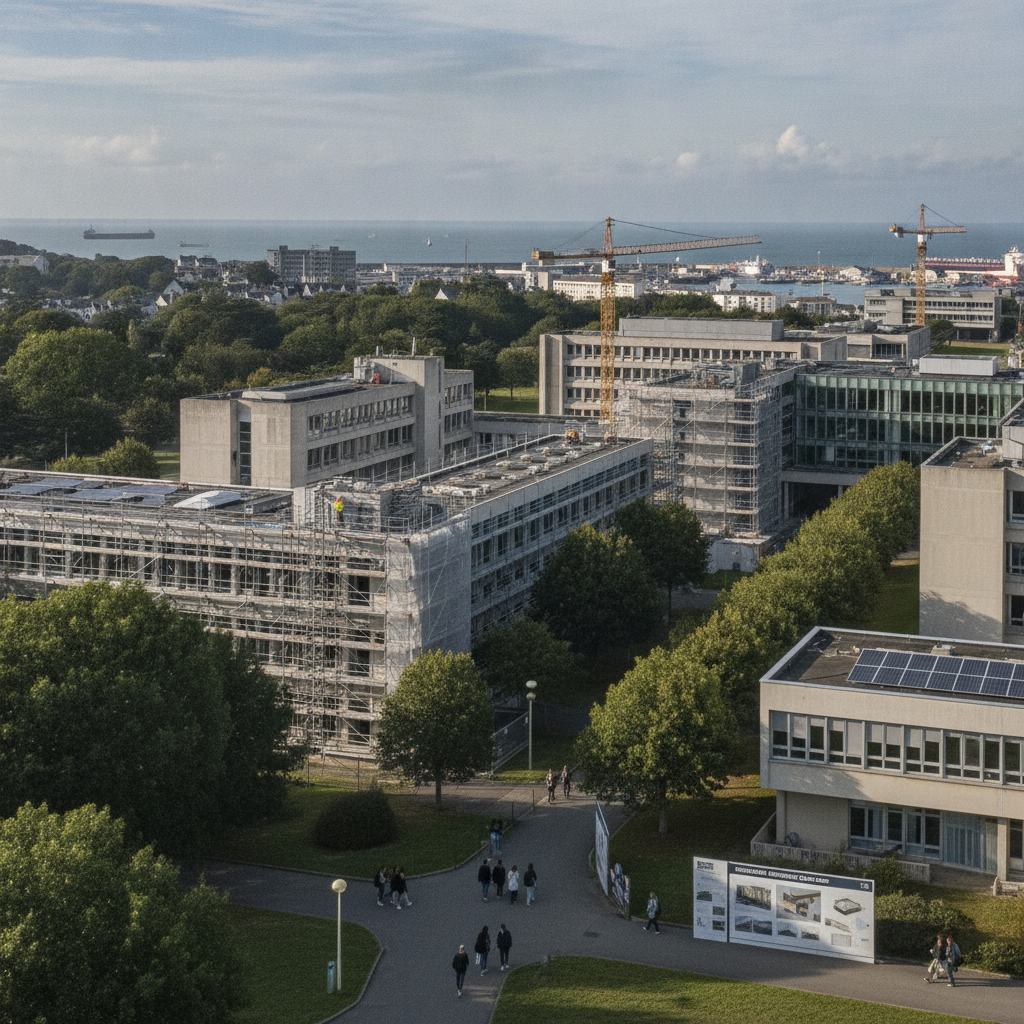 À Brest, l'université mise sur la rénovation énergétique de son campus