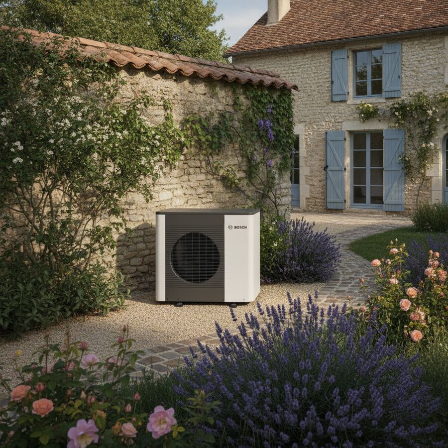 Bosch Compress 3800i AW : une pompe à chaleur air/eau pensée pour la rénovation