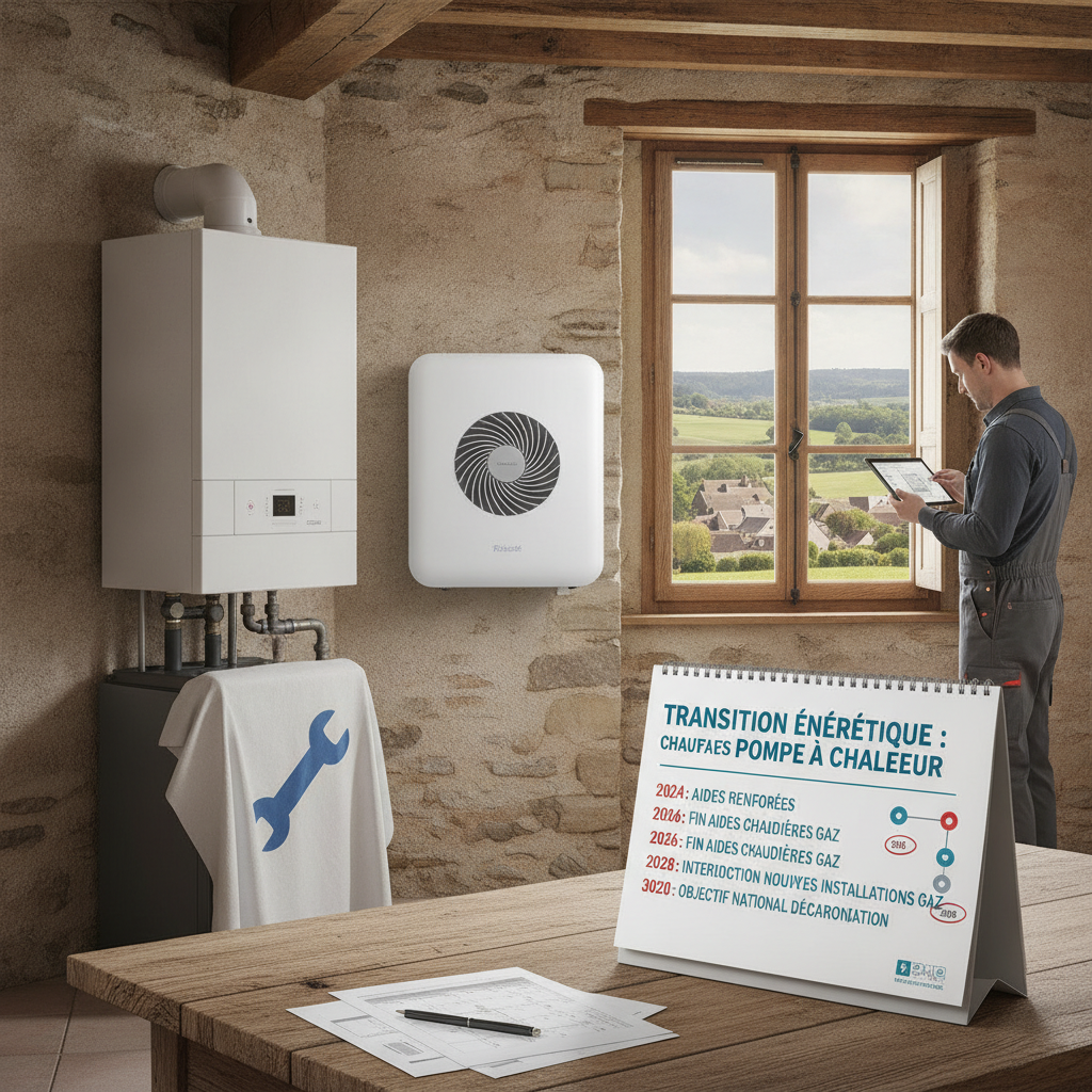 Chauffage au gaz : ce que prévoit vraiment le calendrier de transition vers la pompe à chaleur