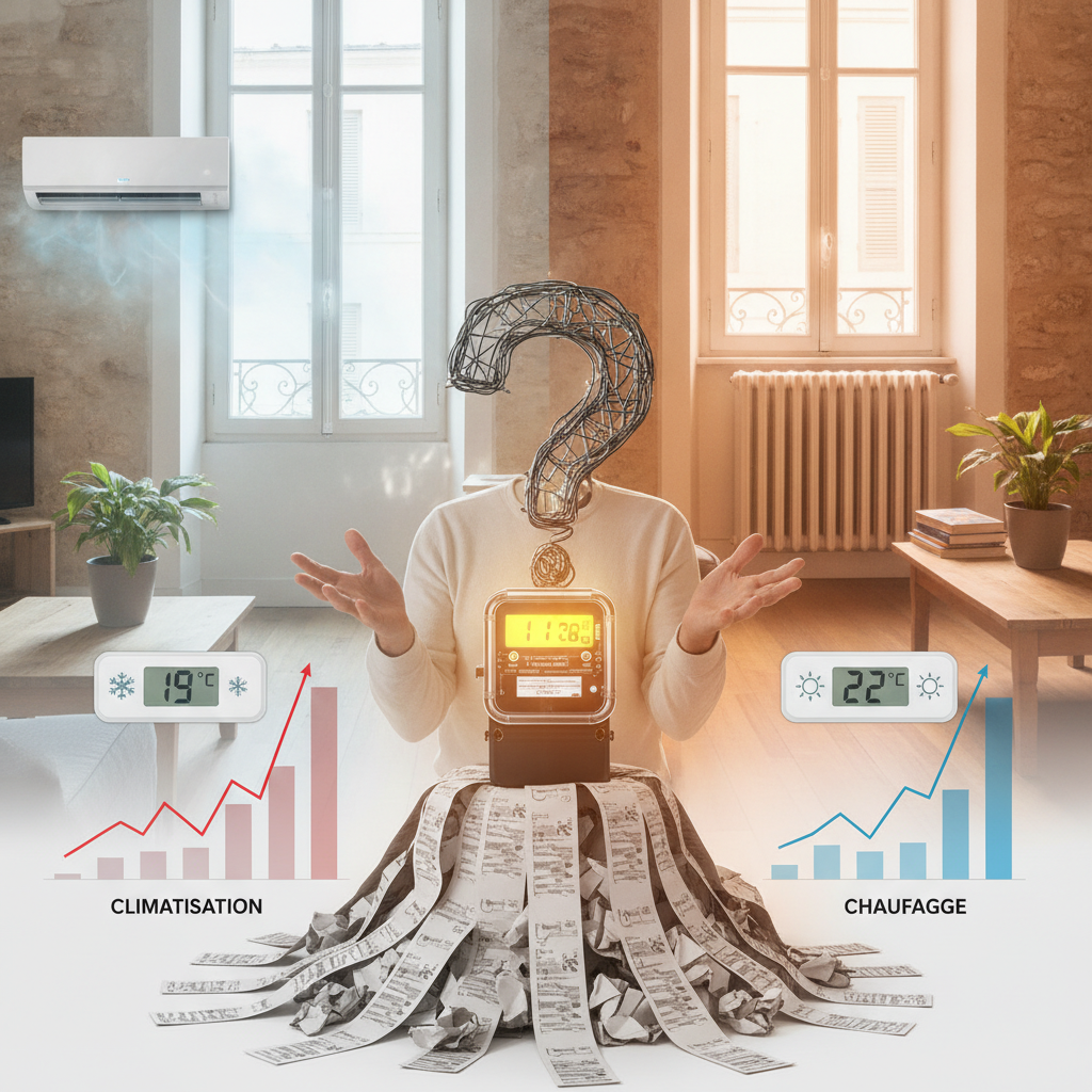 Climatisation contre chauffage : qui pèse vraiment sur la facture énergétique ?