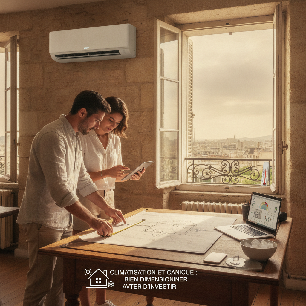 Climatisation et canicule : bien dimensionner avant d'investir