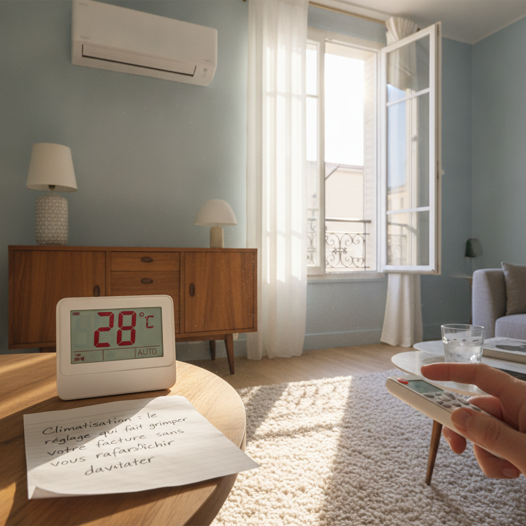 Climatisation : le réglage qui fait grimper votre facture sans vous rafraîchir davantage