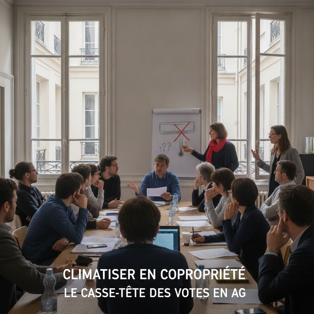 Climatiser en copropriété : le casse-tête des votes en assemblée générale