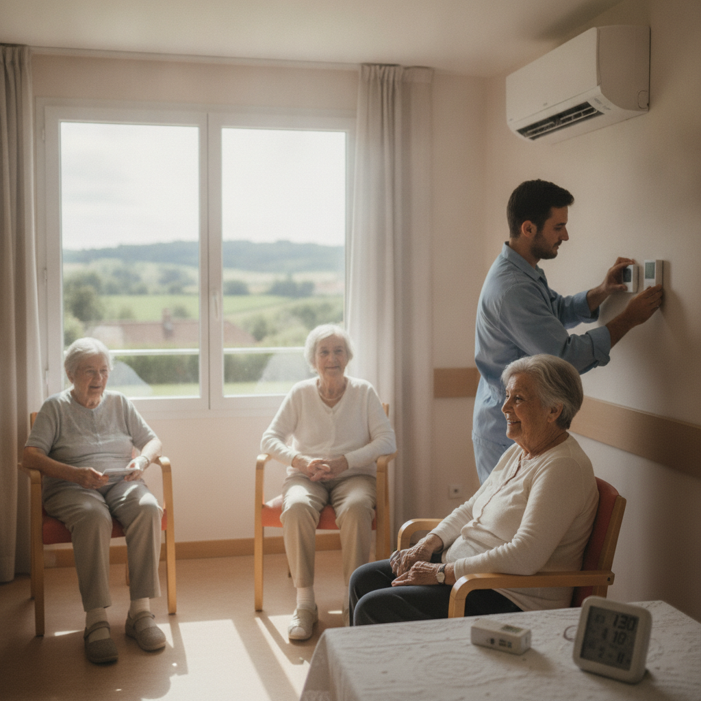Climatiser un Ehpad : quand le confort thermique devient une question de santé