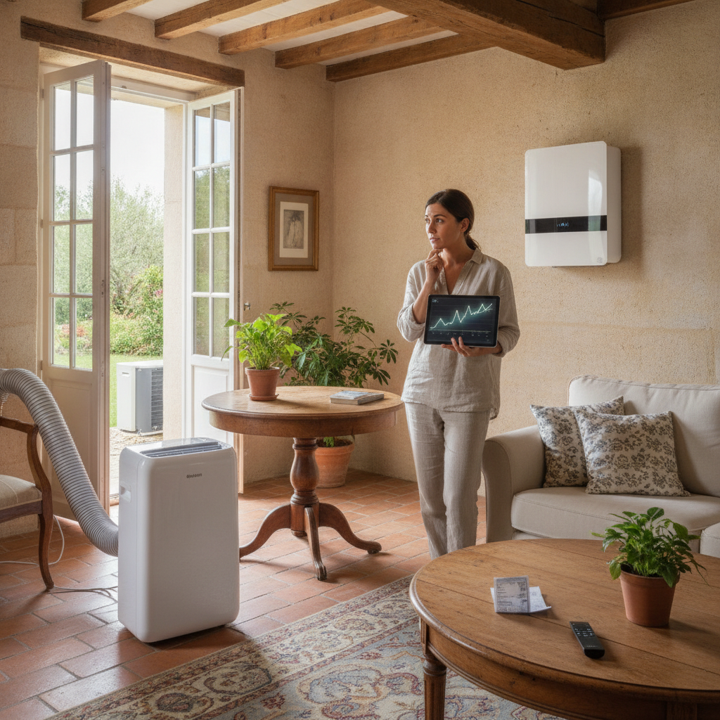 Climatiseur mobile ou pompe à chaleur : lequel rafraîchit sans plomber la facture ?
