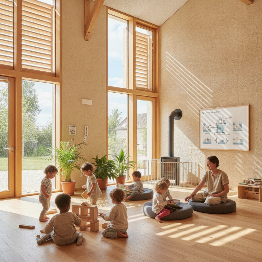 Confort thermique des bâtiments d'accueil : les leviers pour une maison de l'enfance saine