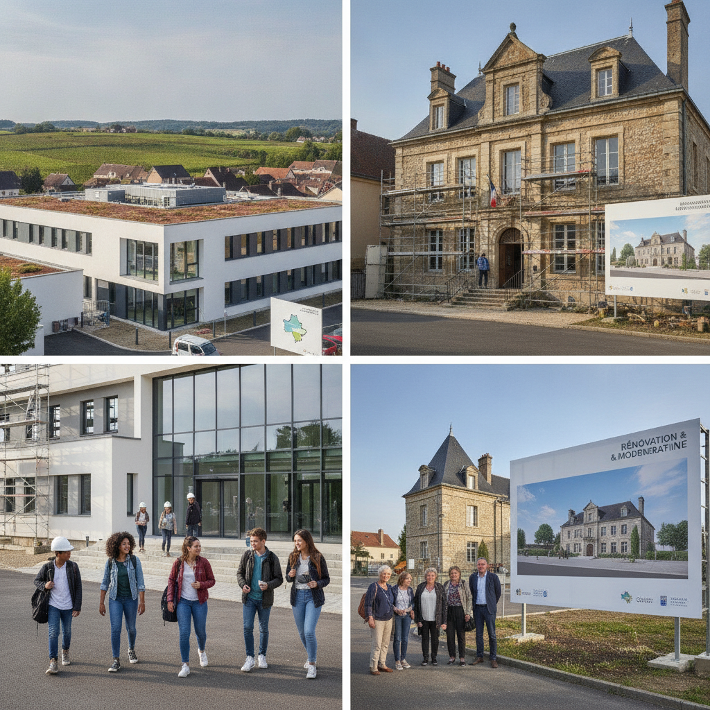 Grand Est : un coup d'accélérateur sur la rénovation des lycées et la modernisation des mairies