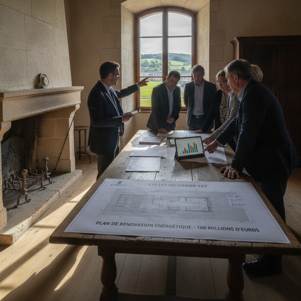 Lycées du Grand Est : un plan de rénovation énergétique de 180 millions d'euros