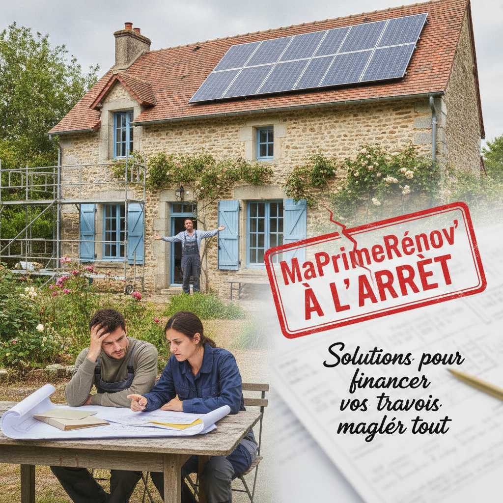 MaPrimeRénov' à l'arrêt : les solutions pour financer vos travaux malgré tout