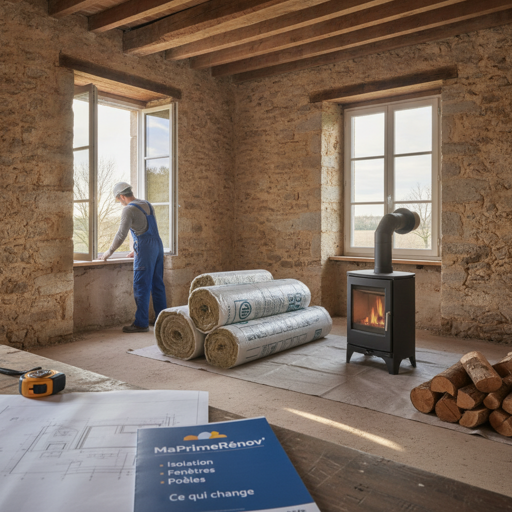 MaPrimeRénov' : ce qui change pour l'isolation, les fenêtres et les poêles