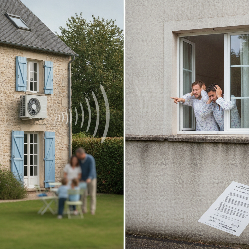 Nuisances sonores de pompe à chaleur : vos droits face au voisinage bruyant