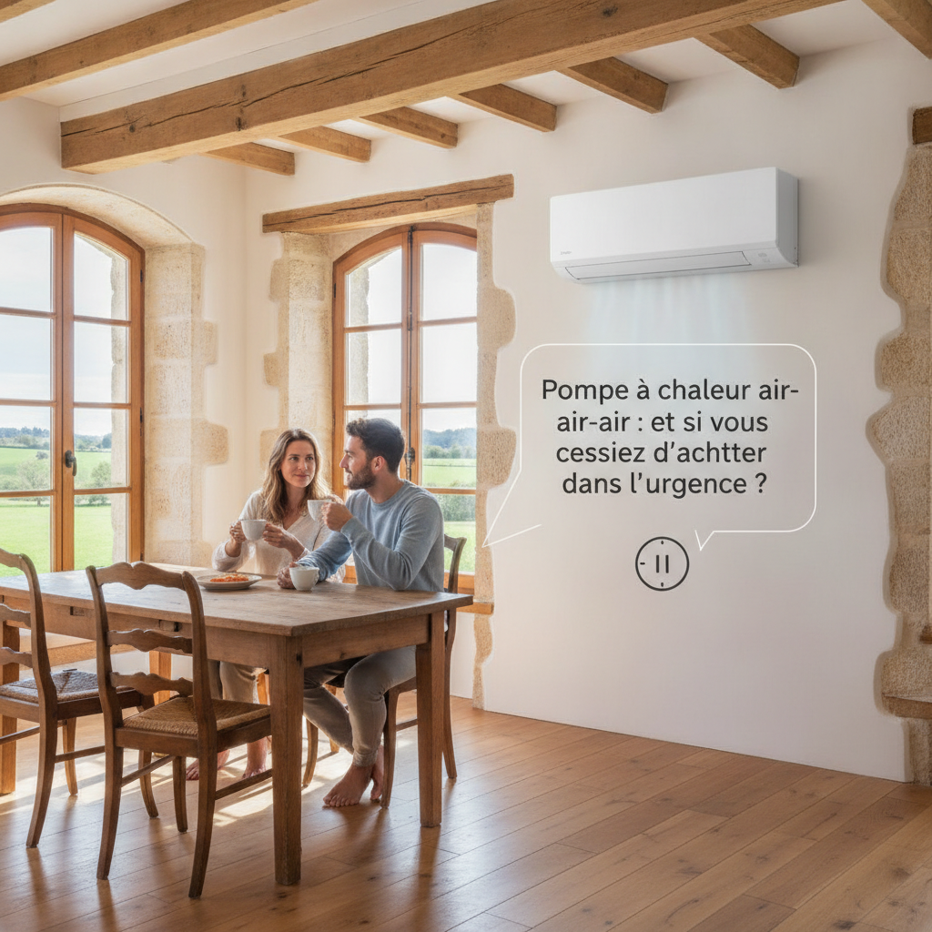 Pompe à chaleur air-air : et si vous cessiez d'acheter dans l'urgence ?
