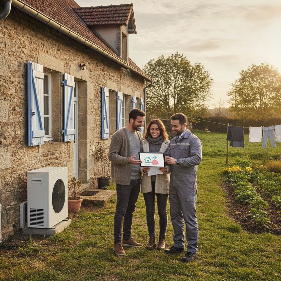 Pompe à chaleur en location : une offre intégrée pour les ménages modestes