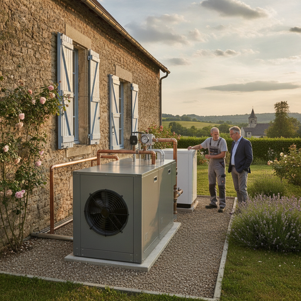 Pompe à chaleur hybride : la montée en puissance jusqu'à 60 kW