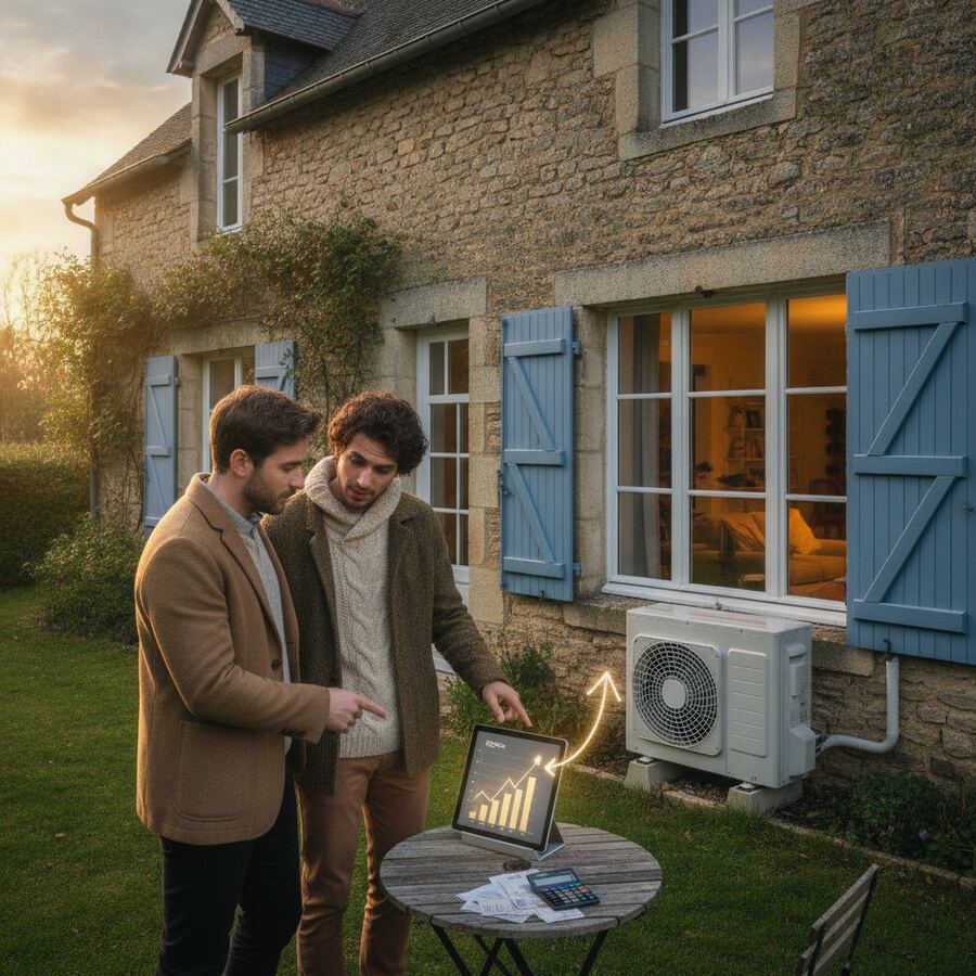 Pompe à chaleur : la facture d'énergie qui pousse les foyers à sauter le pas