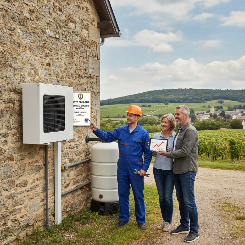 Pompes à chaleur agréées : ce que change la liste officielle sur le montant de votre prime