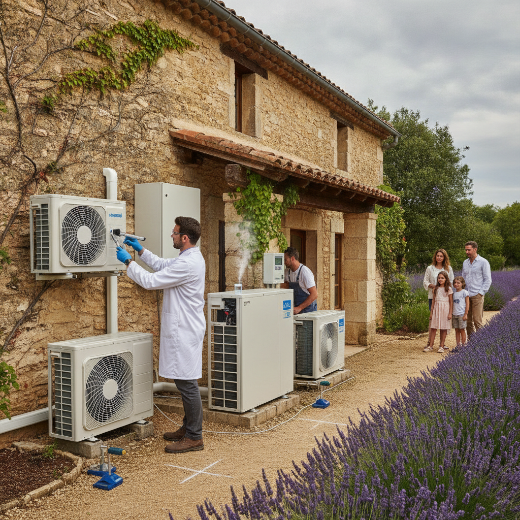 Pompes à chaleur et climatiseurs face au défi des « polluants éternels »