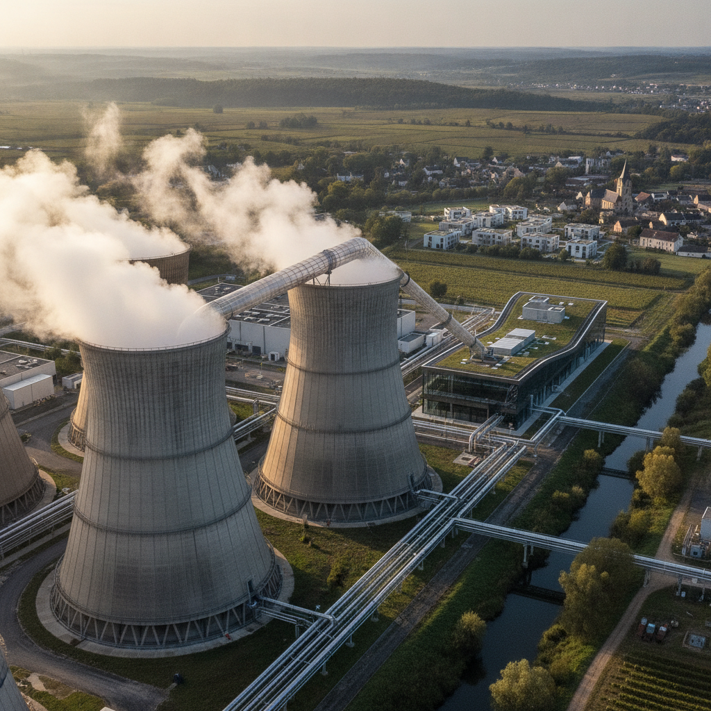 Récupérer la chaleur fatale des tours de refroidissement : l'exemple qui inspire l'industrie