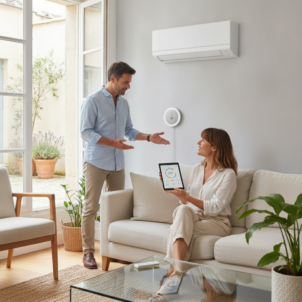 Rendre sa clim réversible intelligente : ce que change un module infrarouge connecté