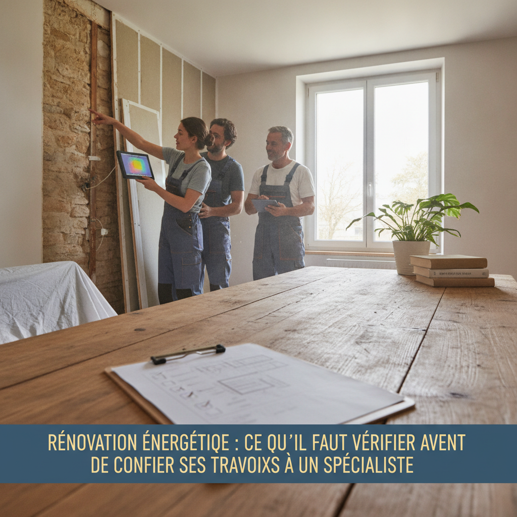 Rénovation énergétique : ce qu'il faut vérifier avant de confier ses travaux à un spécialiste