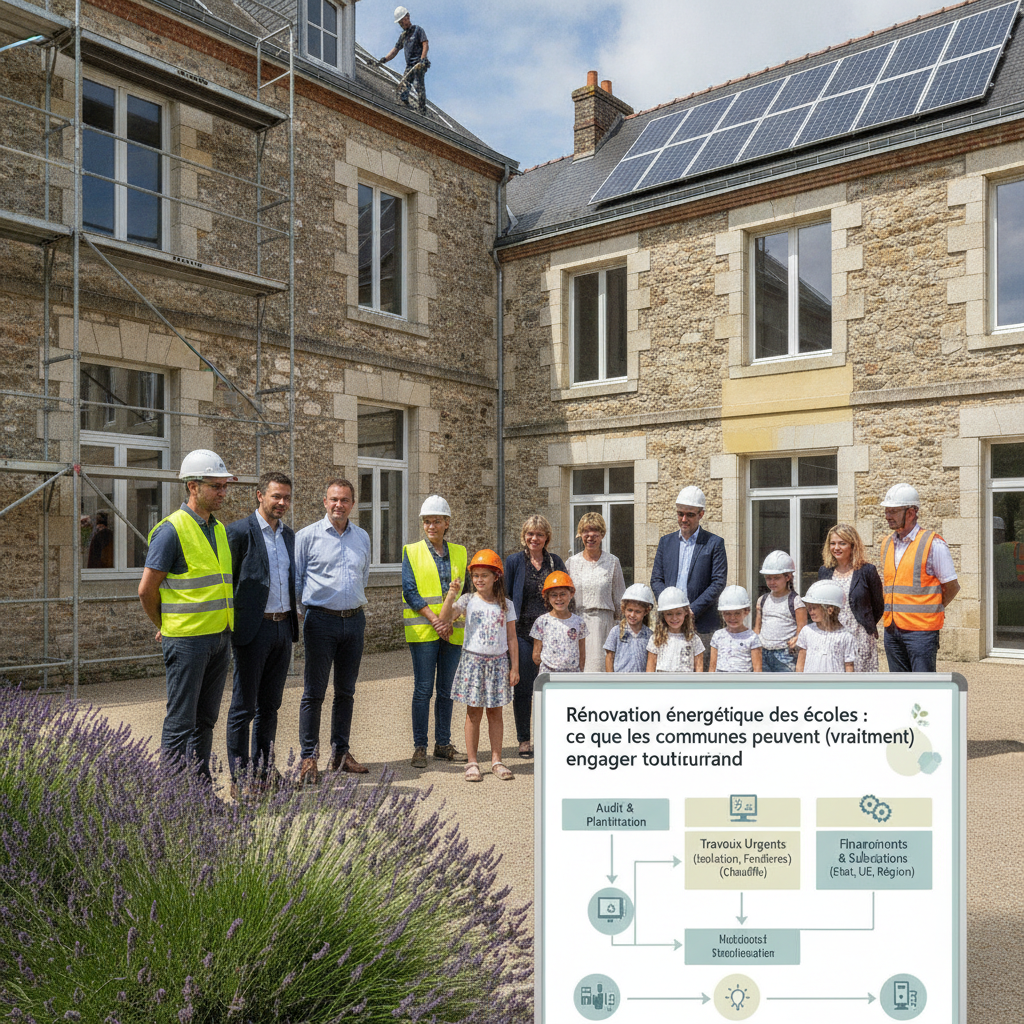 Rénovation énergétique des écoles : ce que les communes peuvent (vraiment) engager aujourd'hui