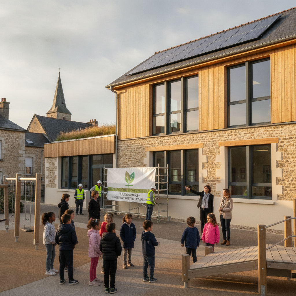 Rénovation énergétique des écoles : quand une commune montre l'exemple