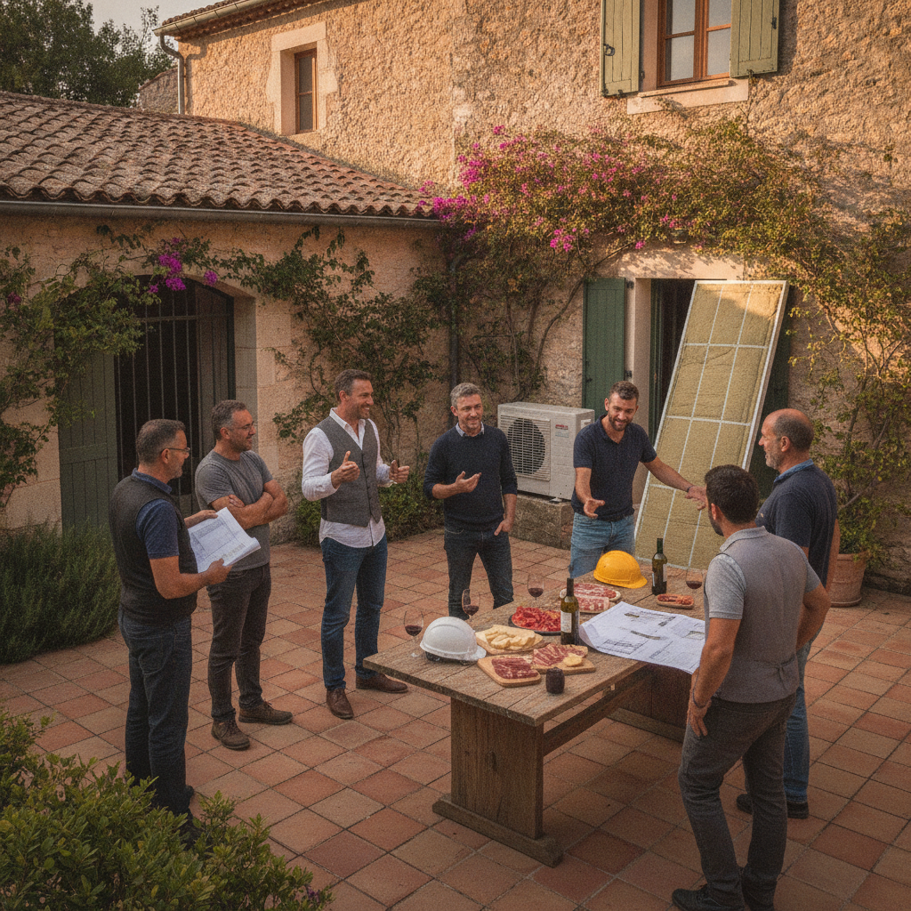 Rénovation énergétique en Corse : quand les artisans se forment aussi autour d'un afterwork