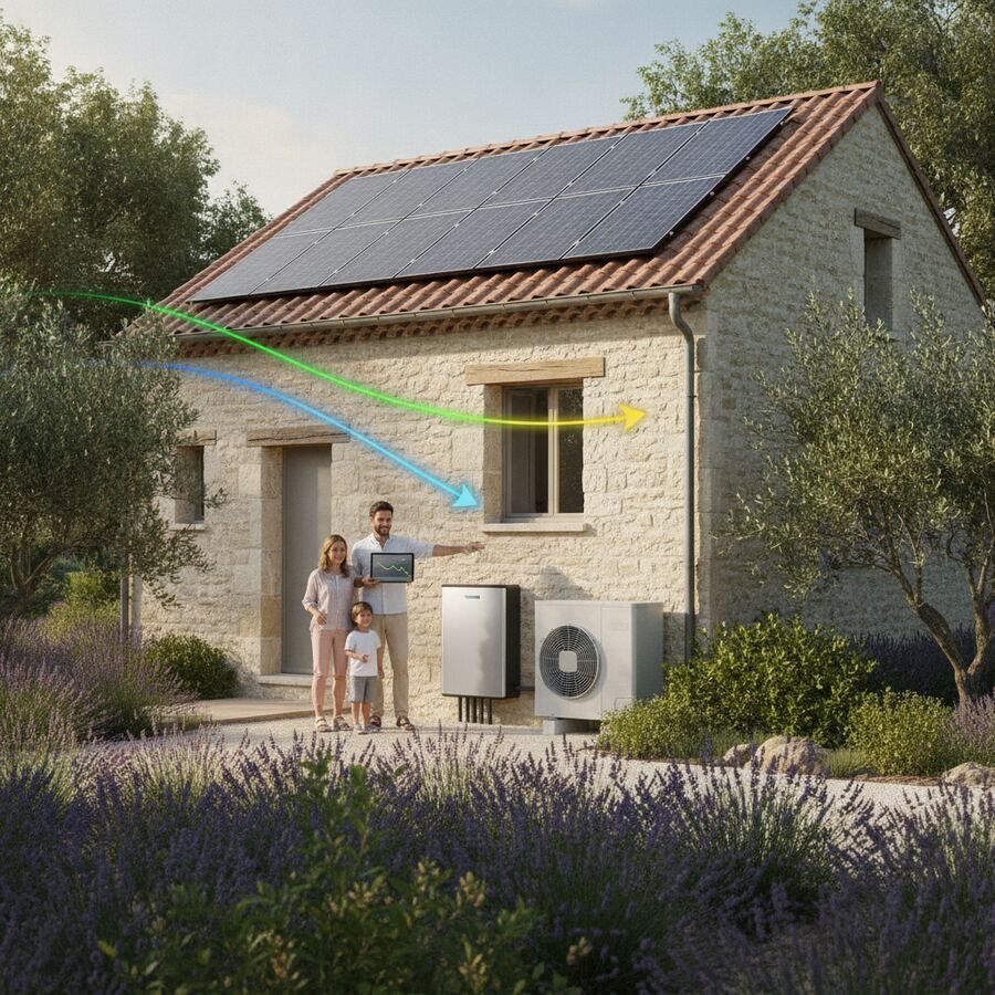 Solaire, batterie et pompe à chaleur : le trio gagnant pour alléger sa facture énergétique