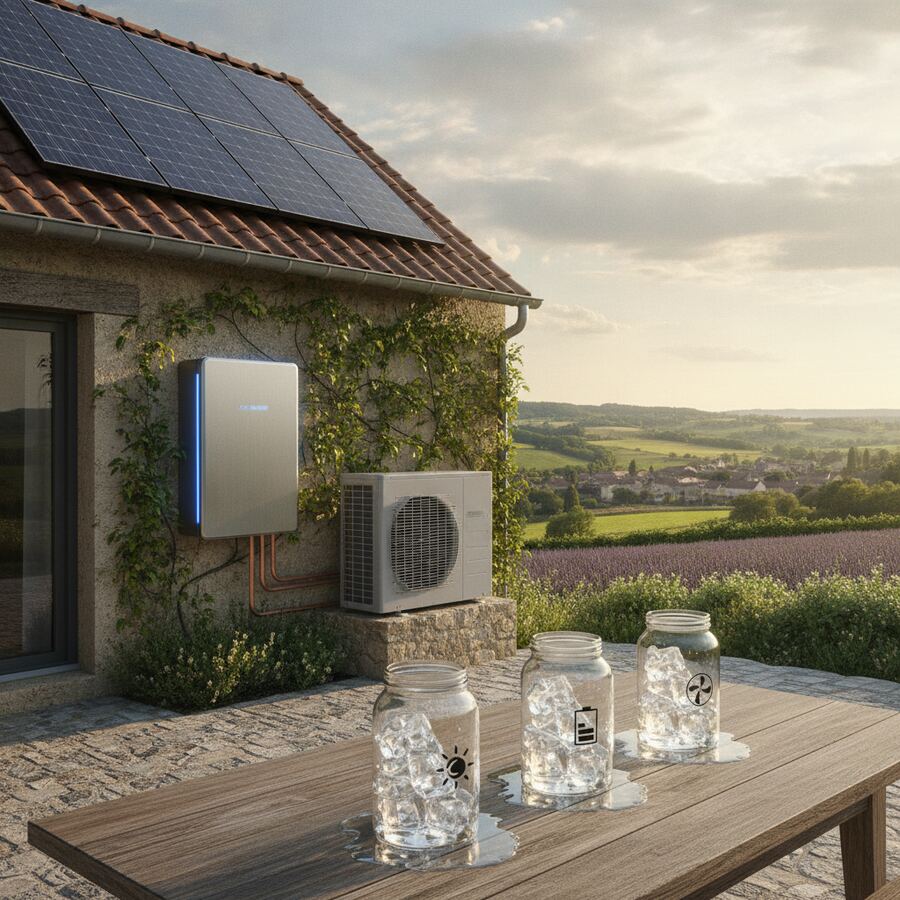 Solaire, batterie et pompe à chaleur : le trio qui fait fondre la facture